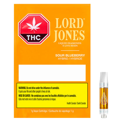 Lord Jones Sour Blueberry Resin & Diamond Cartridge