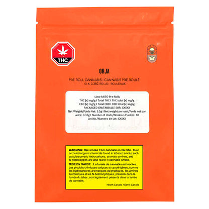 OHJA Lime MJTO Pre-Roll