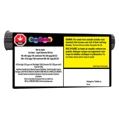 Bad Azz Apple Rosin Cartridge | Smokey's