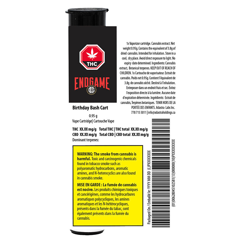Endgame Birthday Bash Cartridge