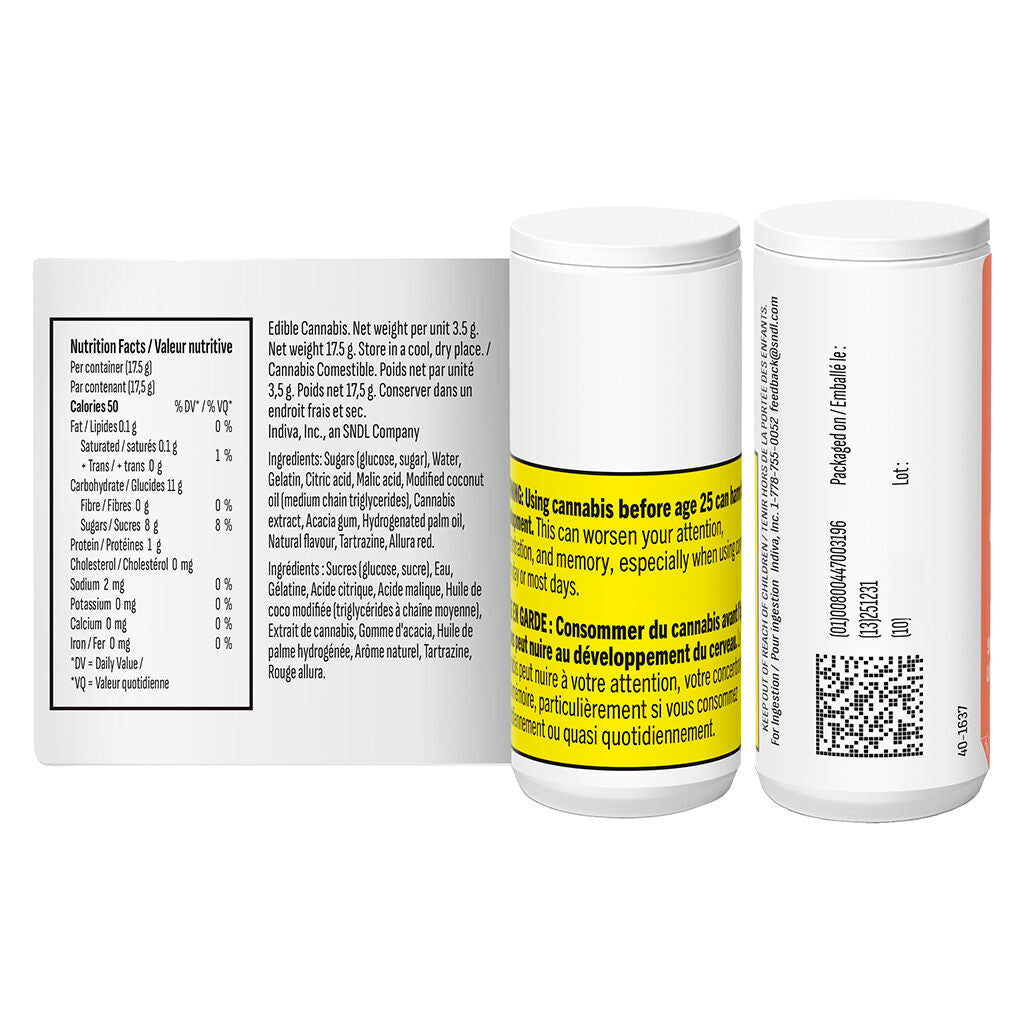 Sun Peach Lemonade CBG/CBC Soft Chew | Smokey's