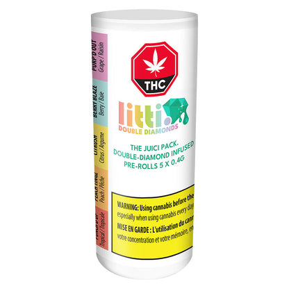 LITTI The Juici Pack Variety Diamond Infused Pre-Roll