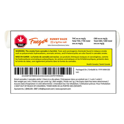Sunny Daze Pre-Roll | Smokey's