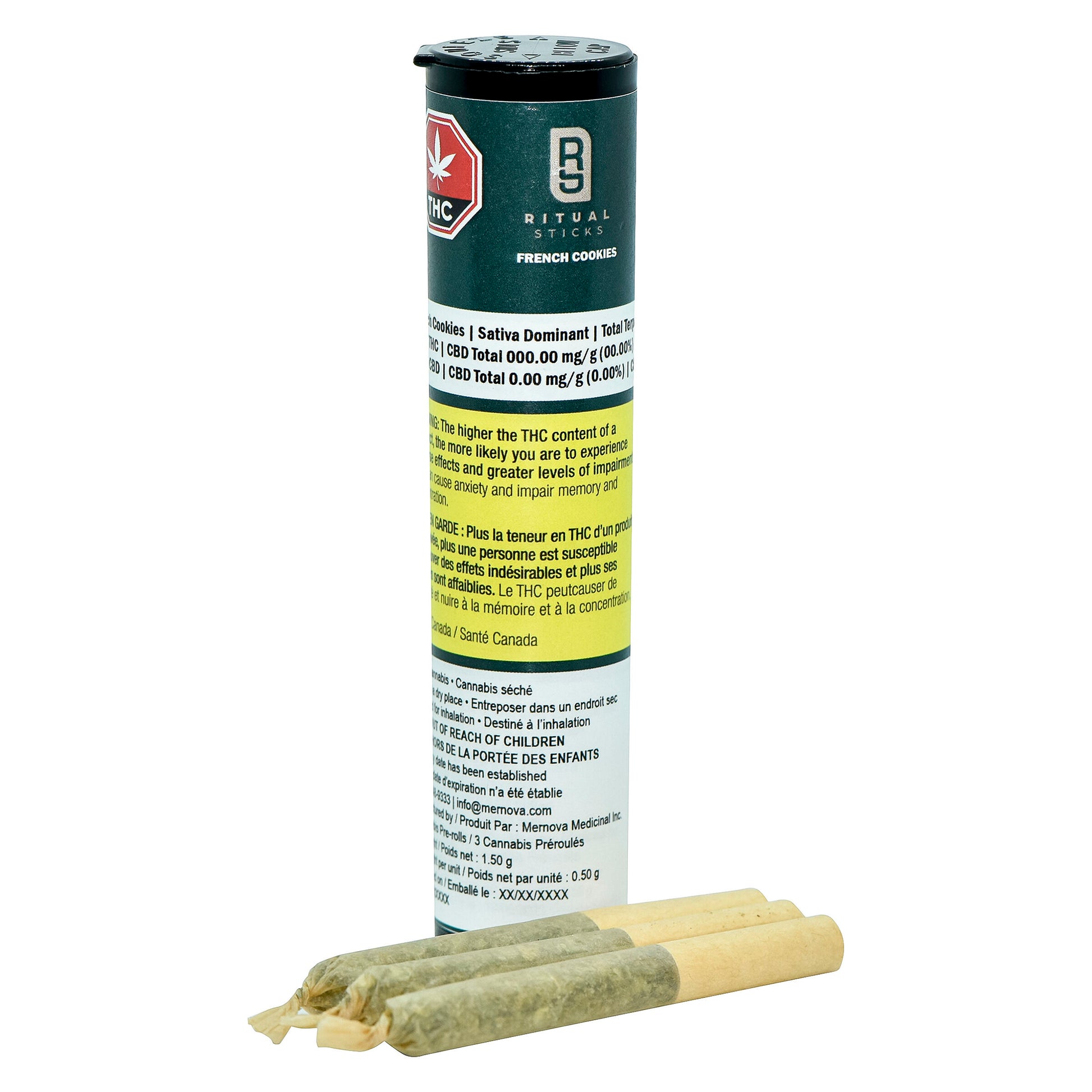 Ritual Sticks French Cookies Pre-Roll