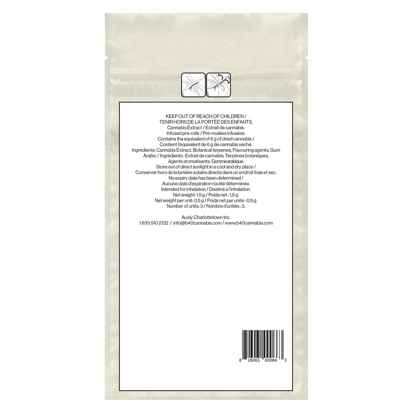 Back Forty Taster Pack Coated Infused Pre-Roll