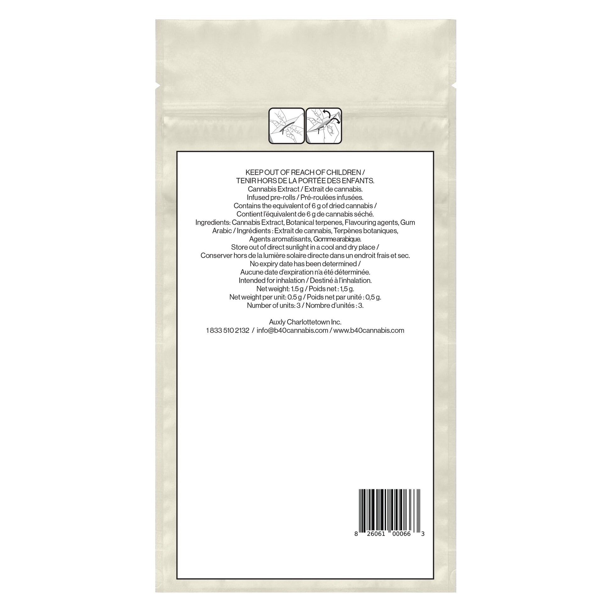 Back Forty Taster Pack Coated Infused Pre-Roll
