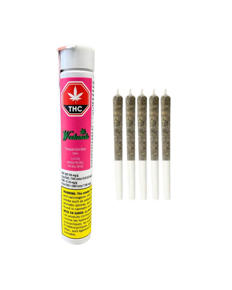 Pineapple Bam Bams Infused Pre-Roll | Smokey's