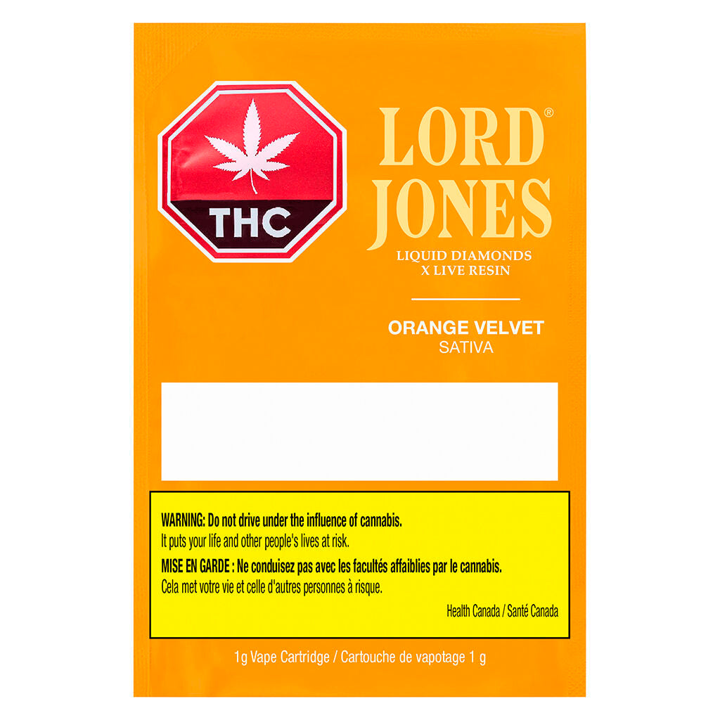 Lord Jones Orange Velvet Resin & Diamond Cartridge