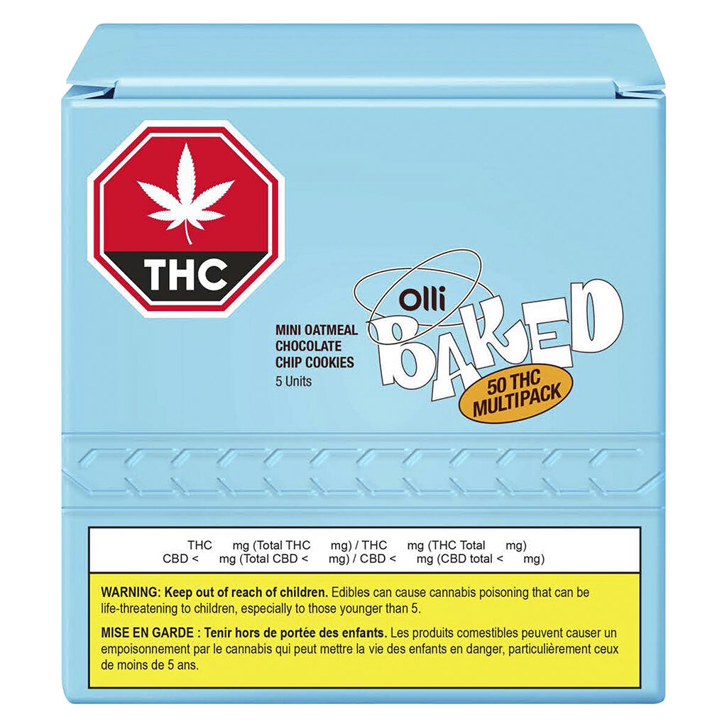Olli Baked Mini Oatmeal Chocolate Chip Cookies