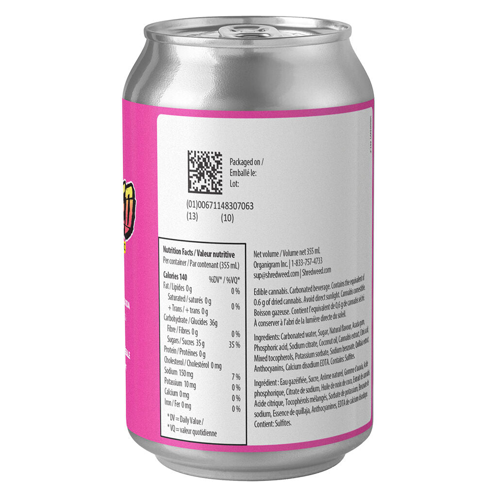 SHRED Crazy Cream Soda