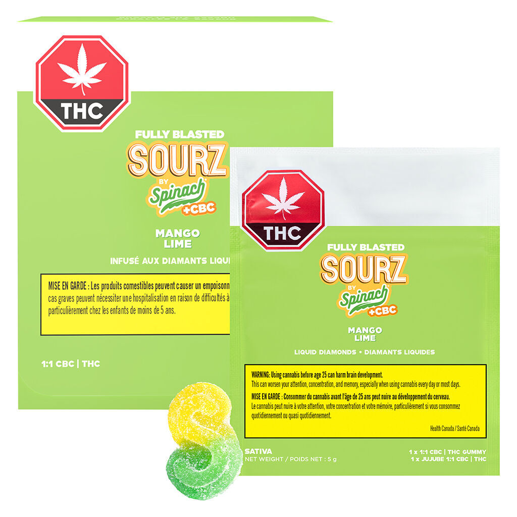 Spinach FEELZ Mango Lime CBC Soft Chew