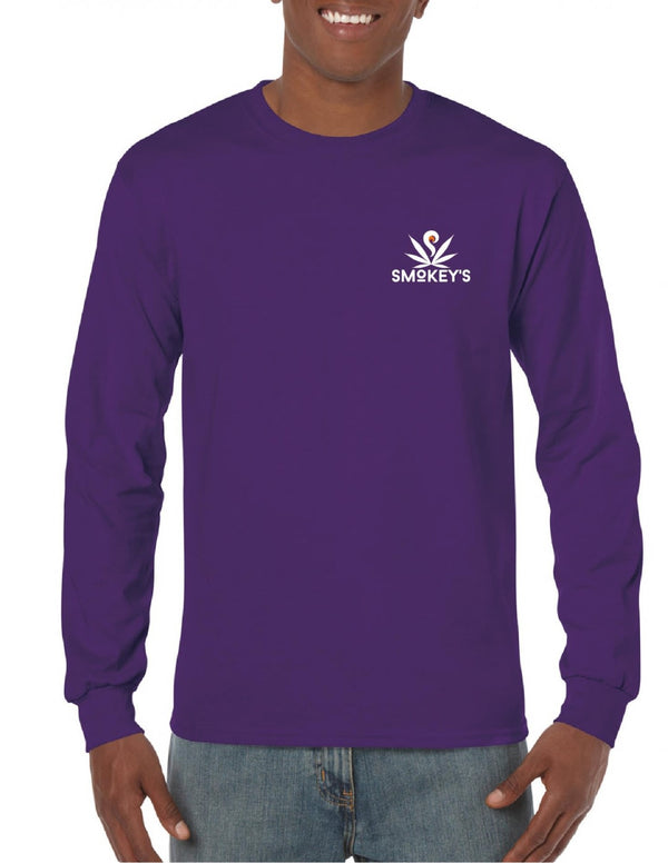 Smokey's Long Sleeve T-Shirt — Smokey's | Tops | Cannabis Delivery & Pickup