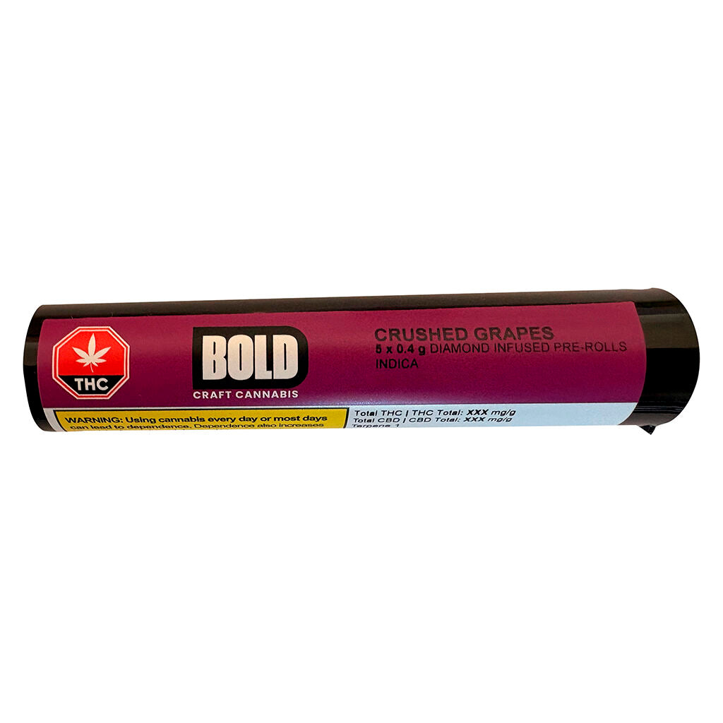 Crushed Grapes Diamond Infused Pre-Roll | Smokey's