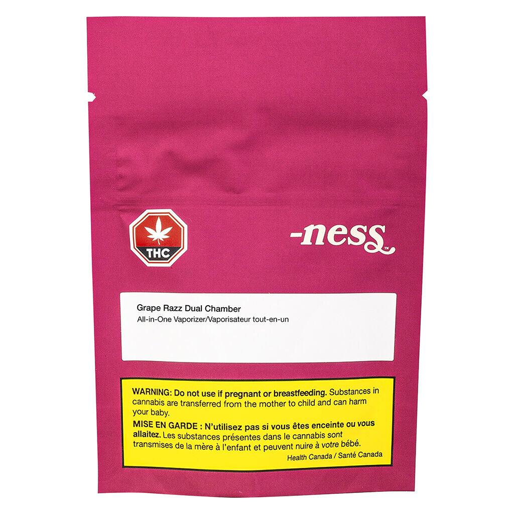 ness Grape Razz Dual Chamber Disposable