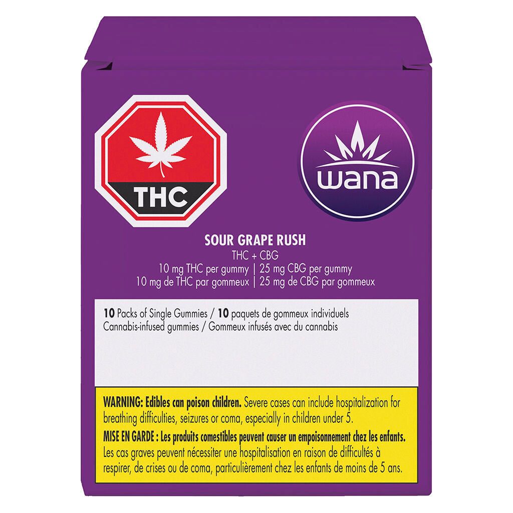 Wana Sour Grape Rush Soft Chew