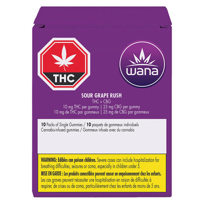 Wana Sour Grape Rush Soft Chew