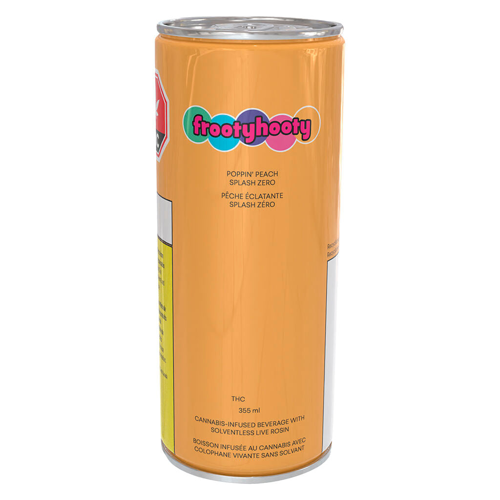 Poppin' Peach Splash Zero Sparkling | Smokey's