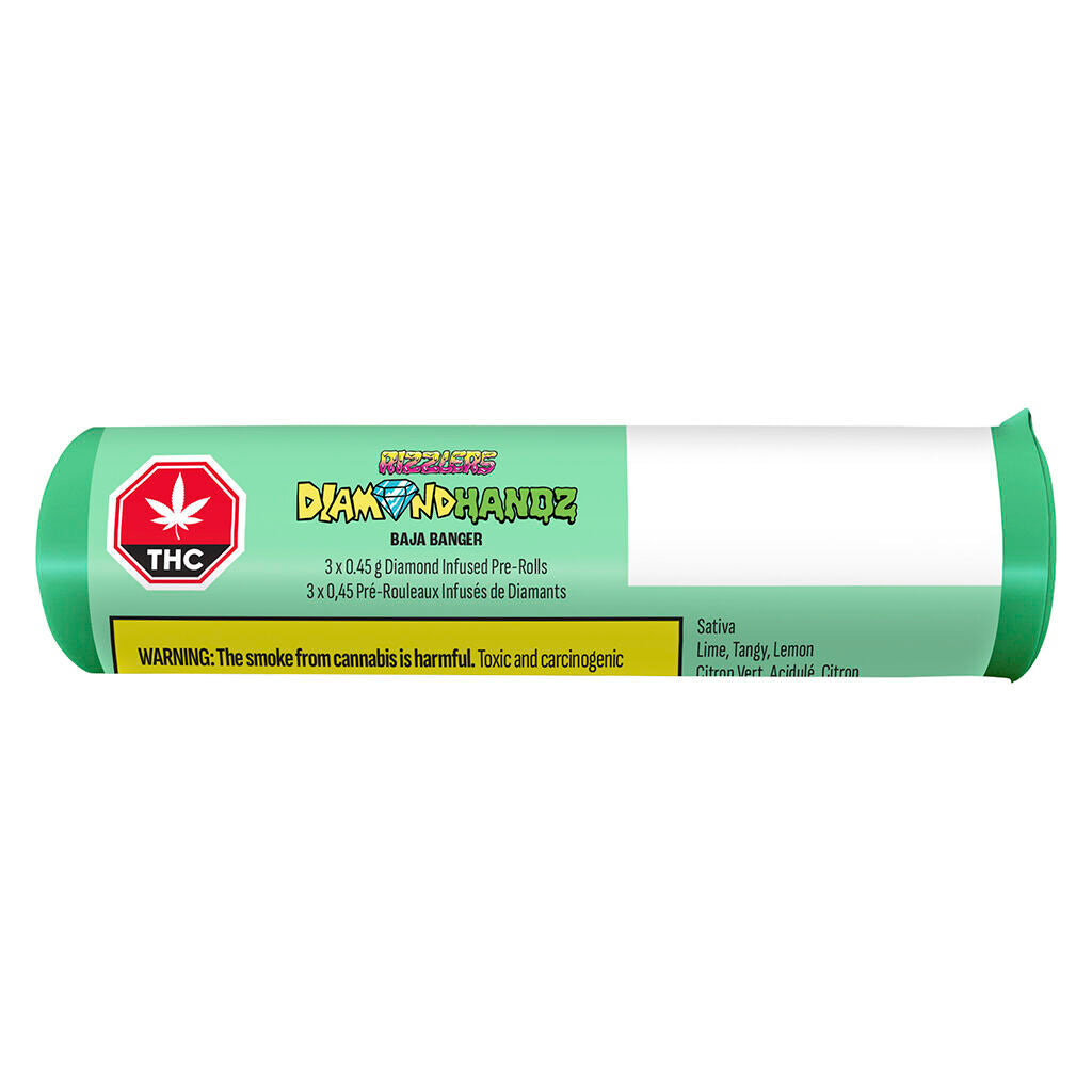 RIZZLERS Baja Banger Diamond Infused Pre-Roll