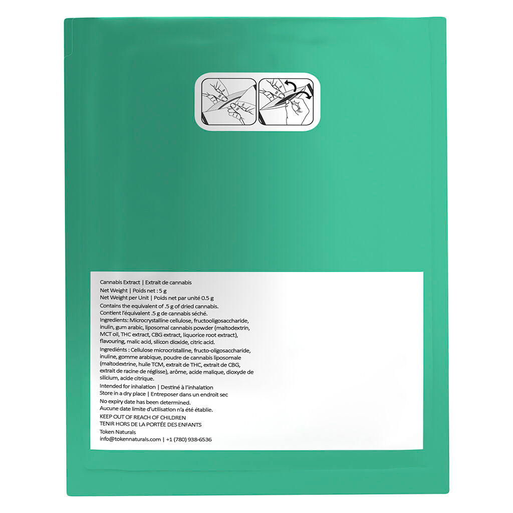 Spearmint CBG Oral Pouches | Smokey's