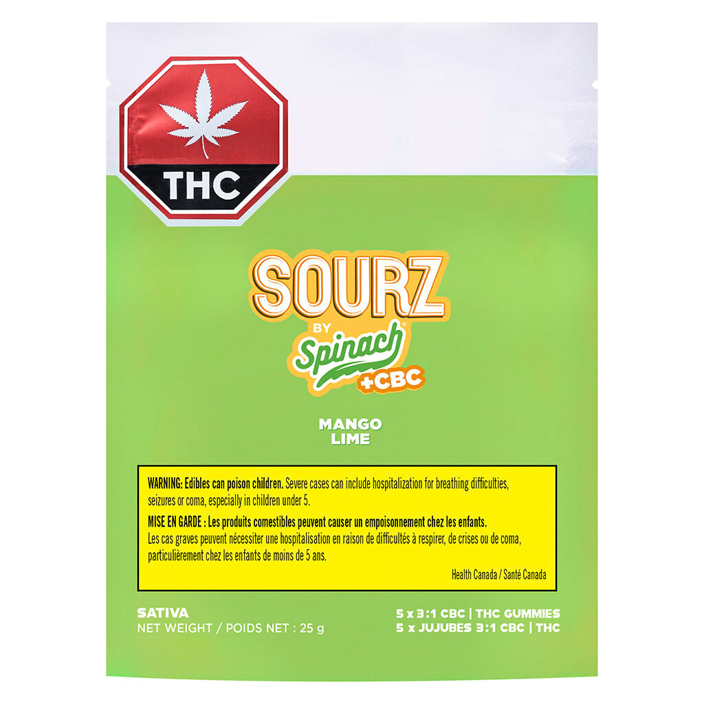 Spinach FEELZ Mango Lime CBC Soft Chew | Smokey's
