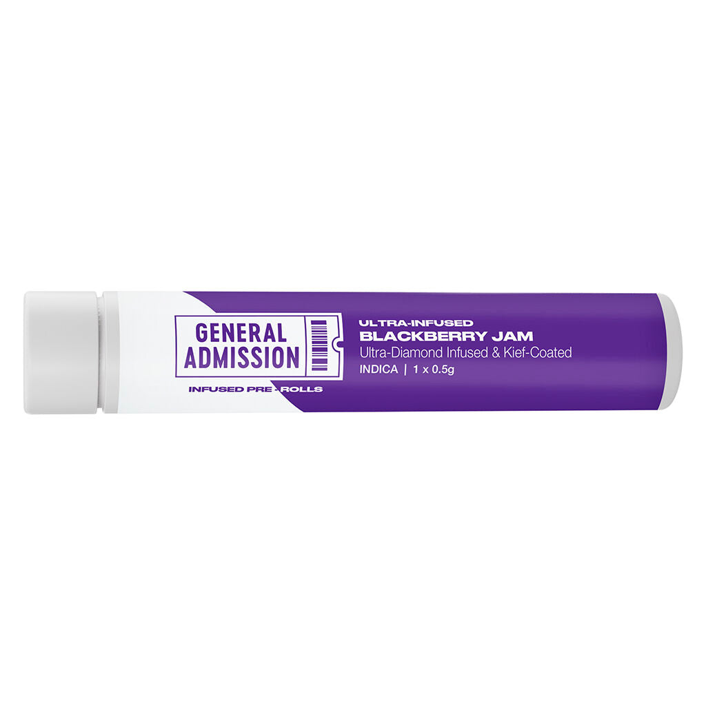 General Admission Blackberry Jam Diamond Coated Infused Pre-Roll