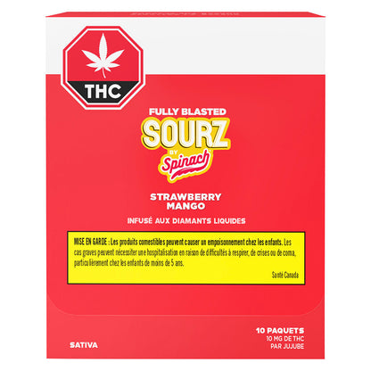 Spinach SOURZ Strawberry Mango Soft Chew