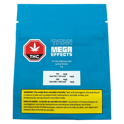 TYTAN Mega Lychee Breeze Disposable
