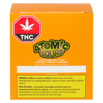 XMG Atomic Sours Foggy Peaches Soft Chew