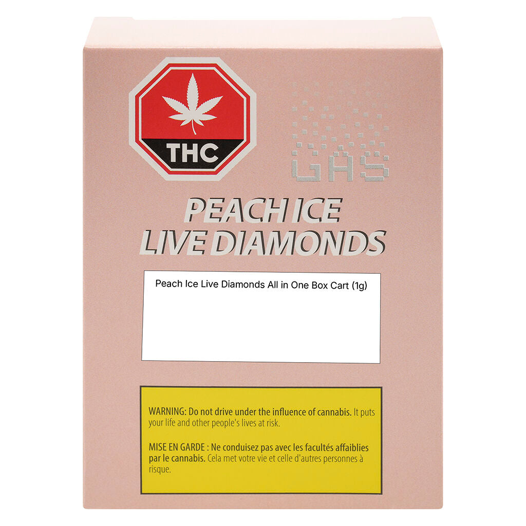 Peach Boba Resin & Diamond Disposable | Smokey's