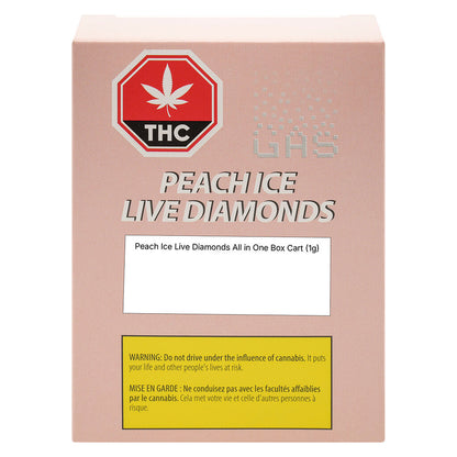 Peach Boba Resin & Diamond Disposable | Smokey's
