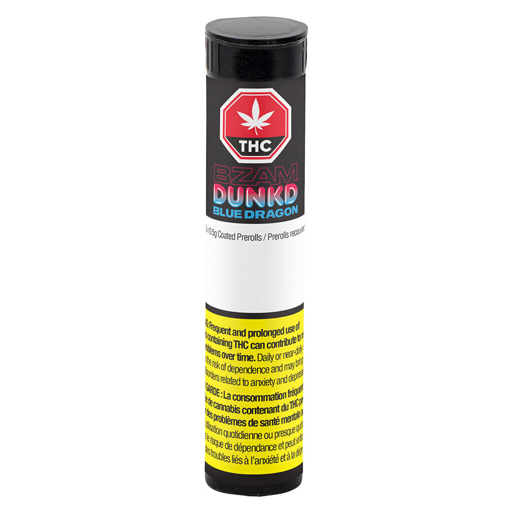 BZAM Blue Dragon Terp Kief-Coated Infused Pre-Roll