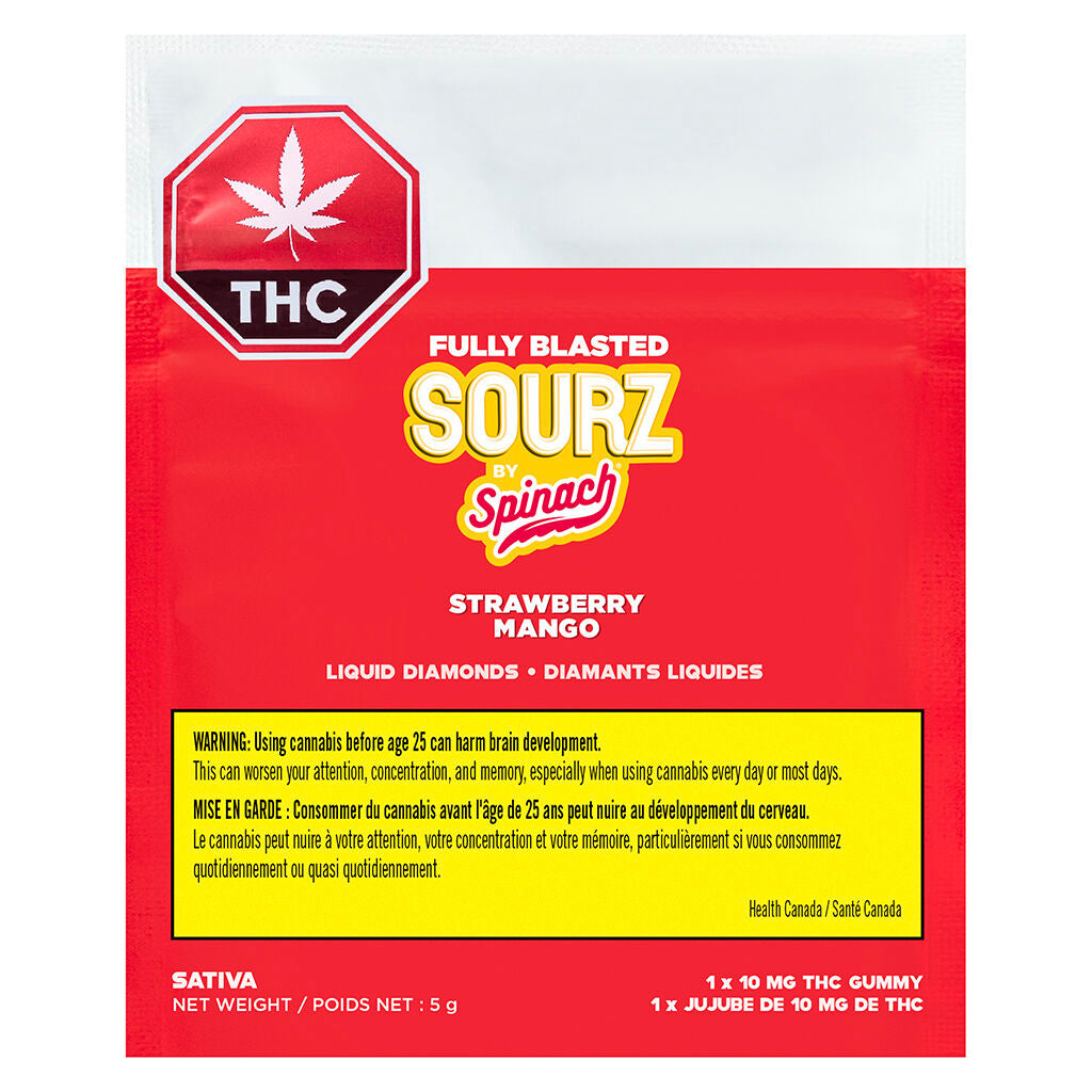 Spinach SOURZ Strawberry Mango Soft Chew