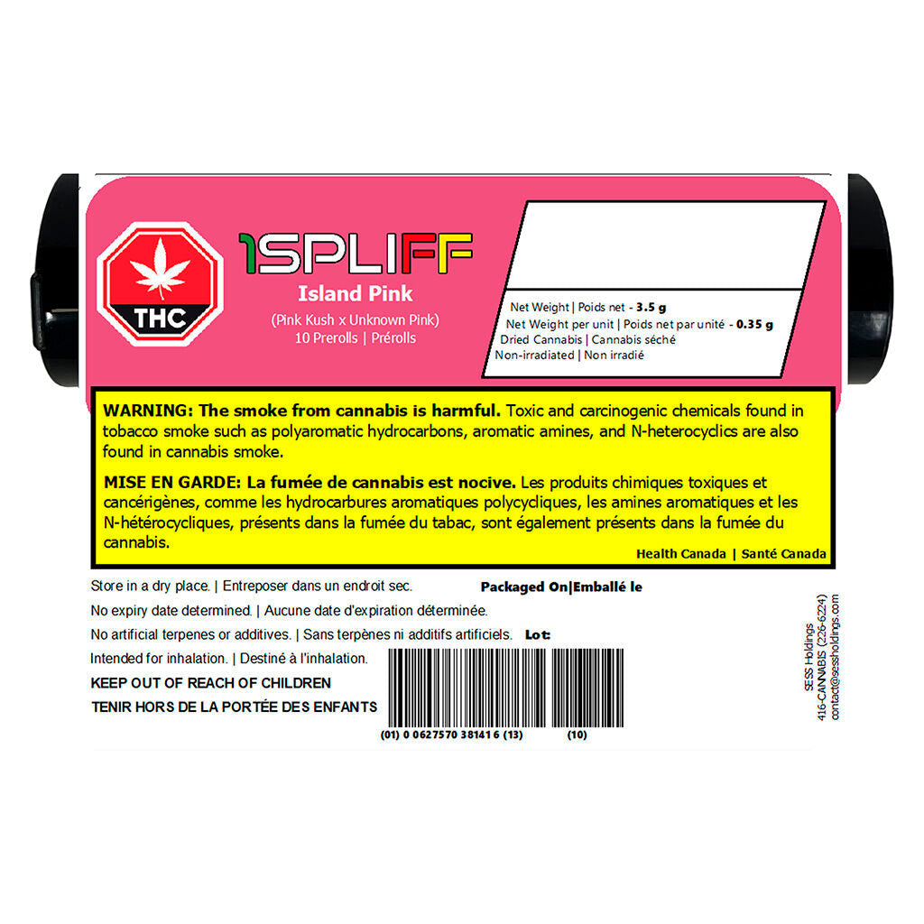 1SPLIFF Island Pink Pre-Roll