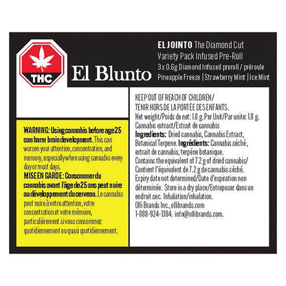 El Jointo The Diamond Cut Variety Infused Pre-Roll