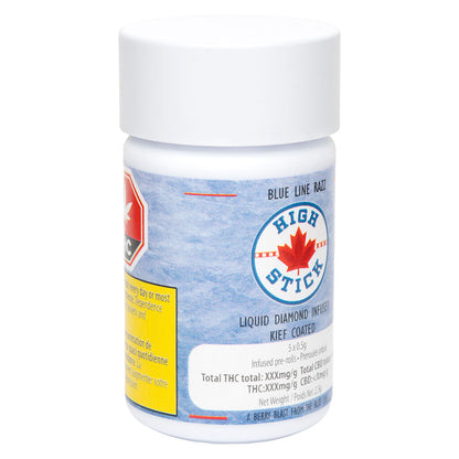 High Stick Blue Line Razz Diamond Coated Infused Pre-Roll