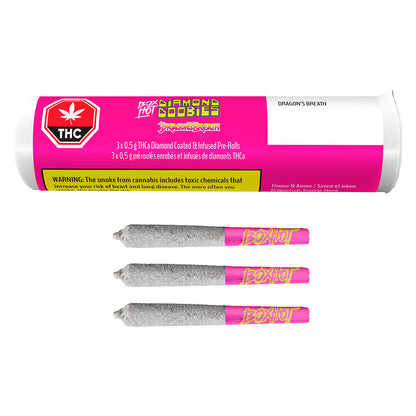 Dragon's Breath Diamond Coated Infused Pre-Roll | Smokey's