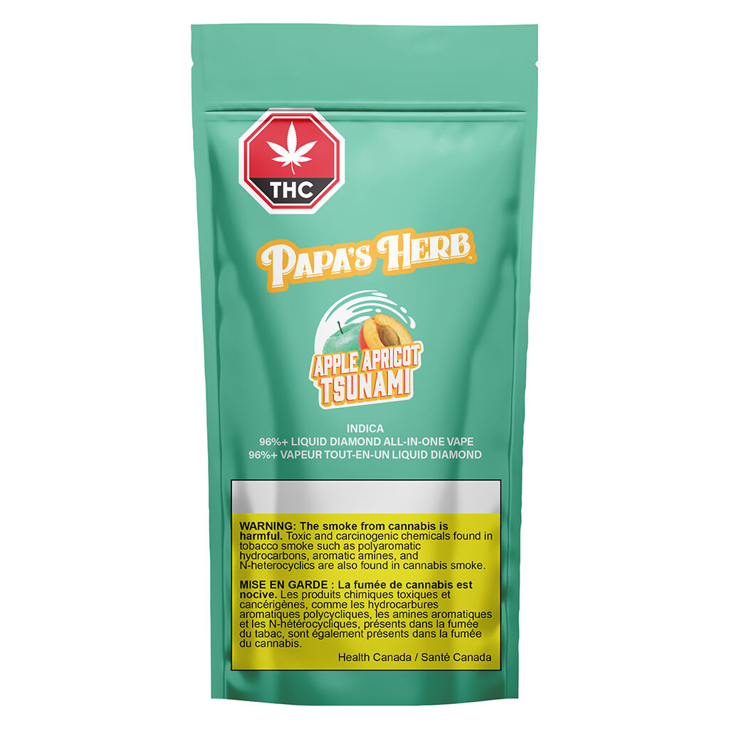 Papa's Herb Apple Apricot Tsunami Diamond Disposable