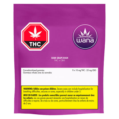 Wana Sour Grape Rush Soft Chew