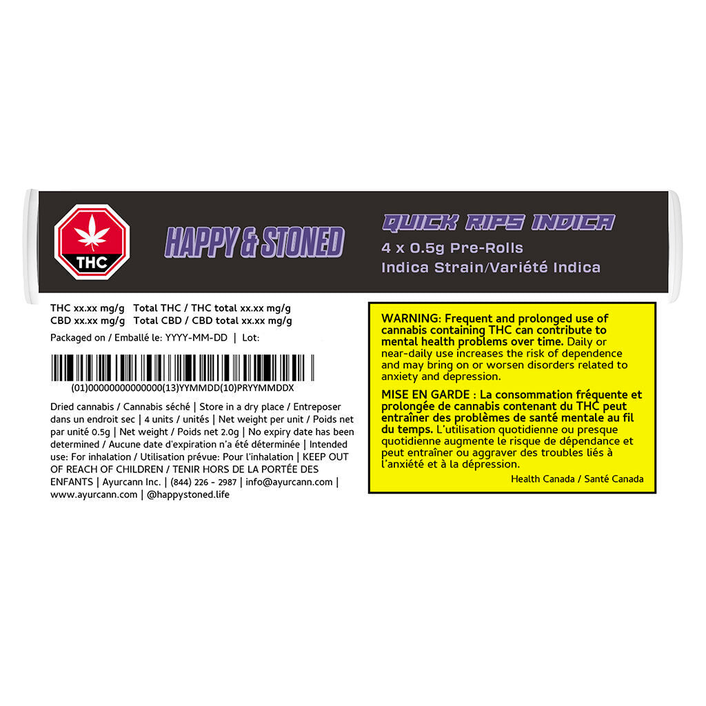 Quick Rips Indica Pre-Roll | Smokey's