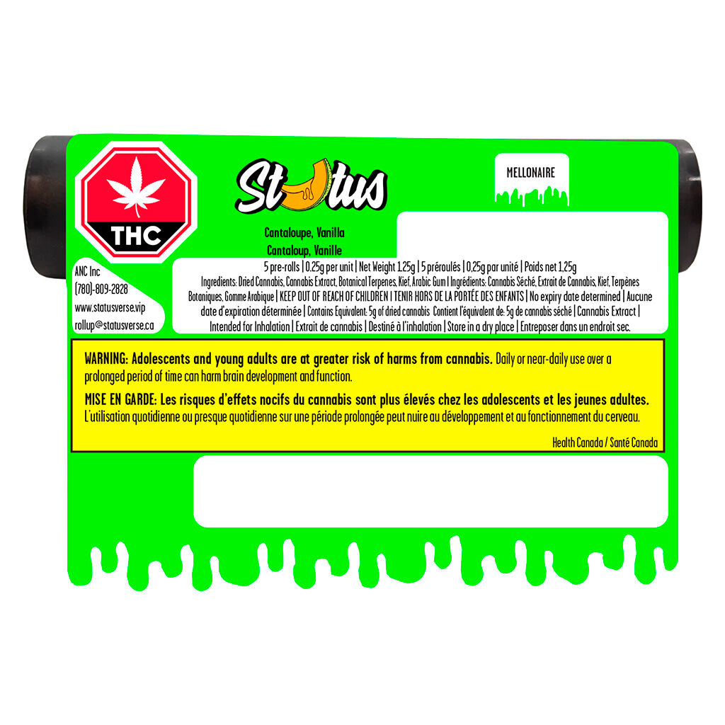 Mellonaire Diamond Coated Infused Pre-Roll | Smokey's