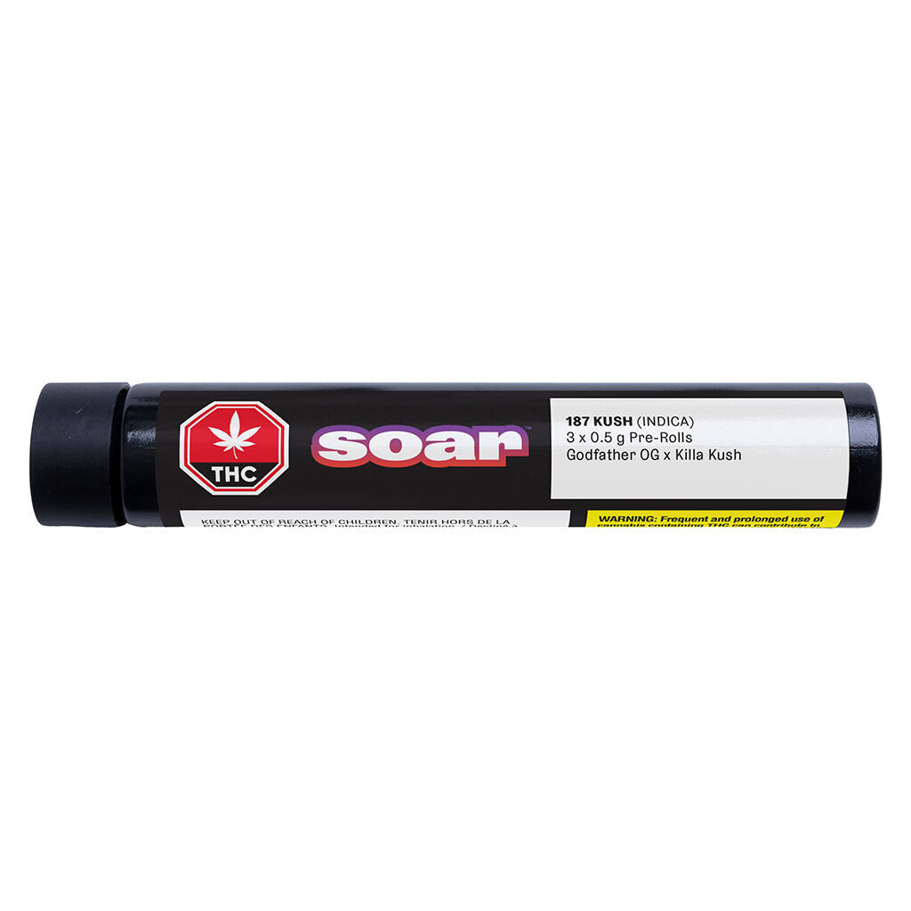 Soar 187 Kush Glass Tip Pre-Roll