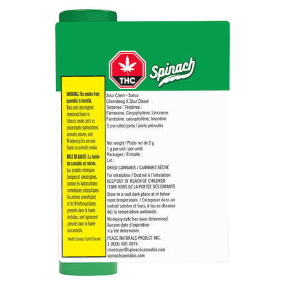 Spinach Sour Chem Pre-Roll