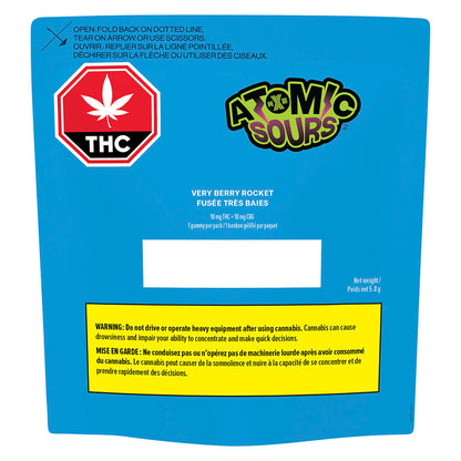 XMG Atomic Sours Very Berry Rocket CBG Soft Chew