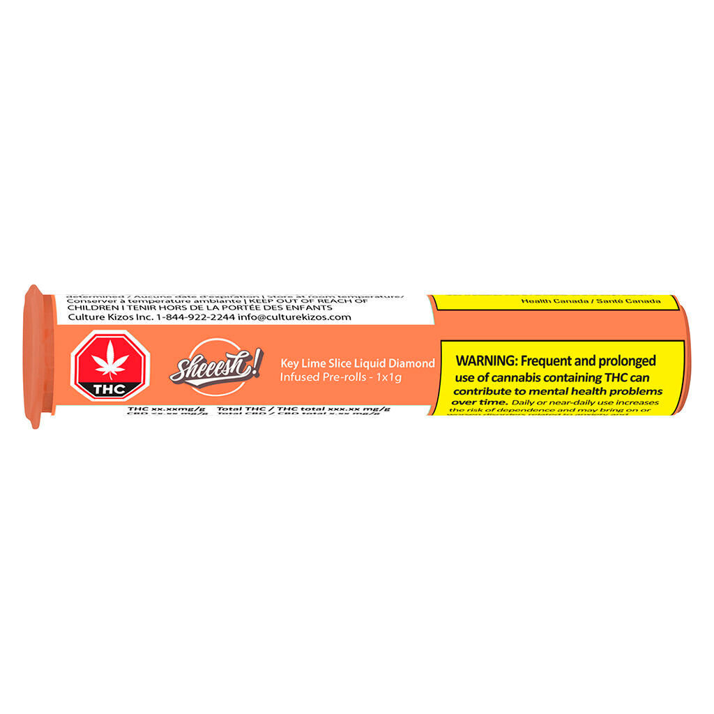 Sheeesh! Key Lime Slice Diamond Infused Pre-Roll