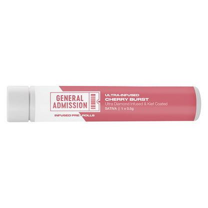 General Admission Cherry Burst Diamond Coated Infused Pre-Roll