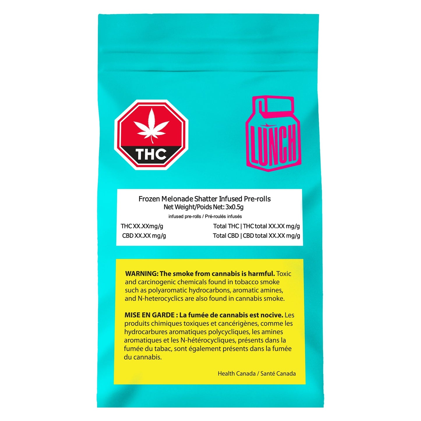 Lunch Frozen Melonade Shatter Infused Pre-Roll
