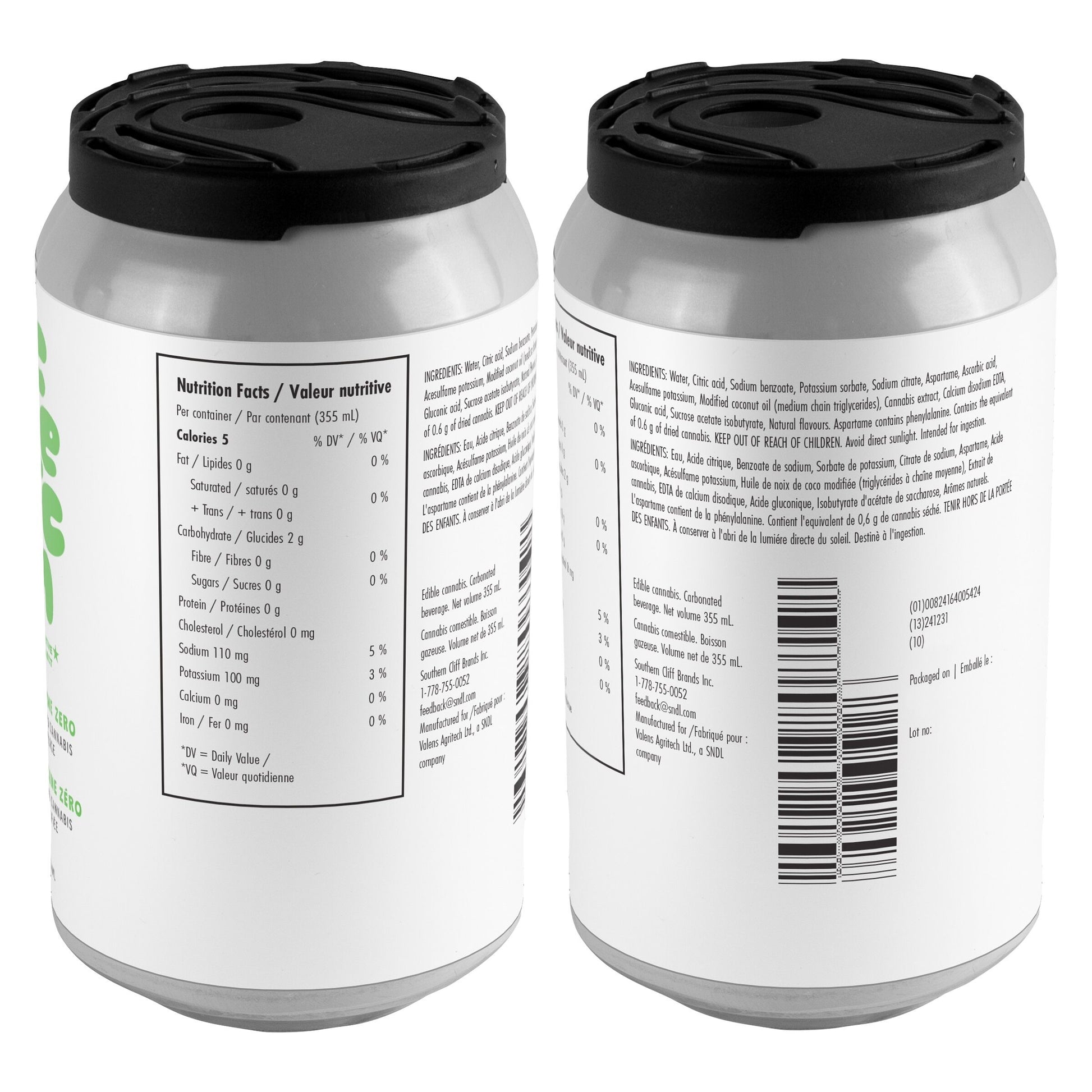 Lemon Lime Zero Soda | Smokey's