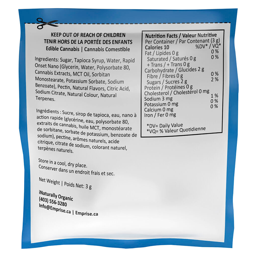 Emprise Rapid BlueRaz Soft Chew