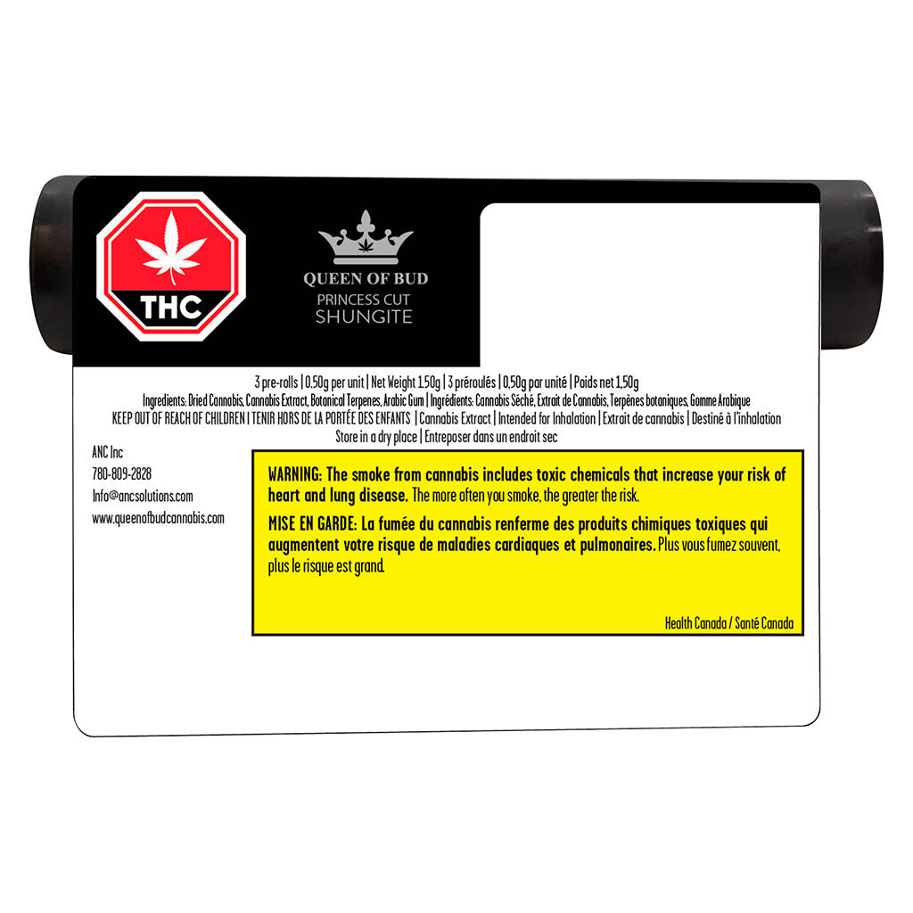 Princess Cut Shungite Infused Pre-Roll | Smokey's