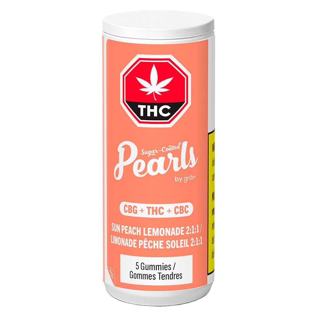 Sun Peach Lemonade CBG/CBC Soft Chew | Smokey's